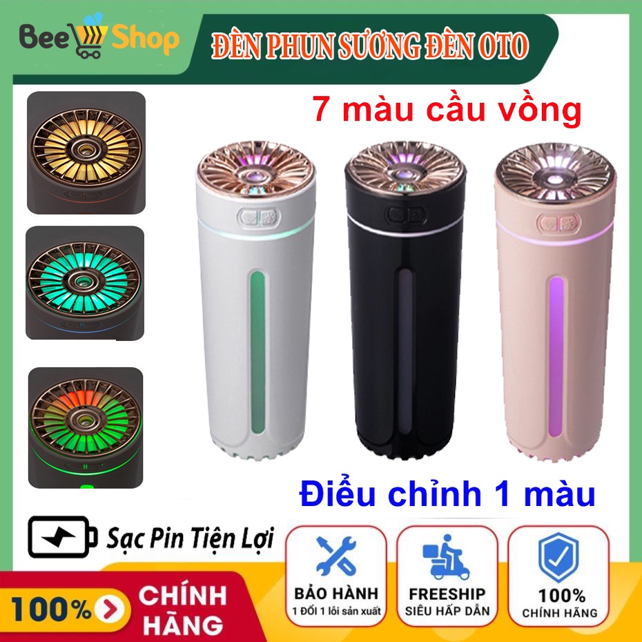 Máy khuếch tán tinh dầu xe hơi Mới (Sạc Pin) phun sương khử mùi | máy xông tinh dầu ô tô, bàn làm việc