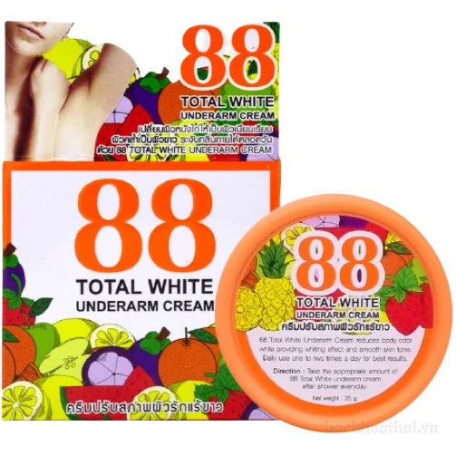 Kem giảm thâm nách, giảm thâm bikini total white 88 thái lan 35g