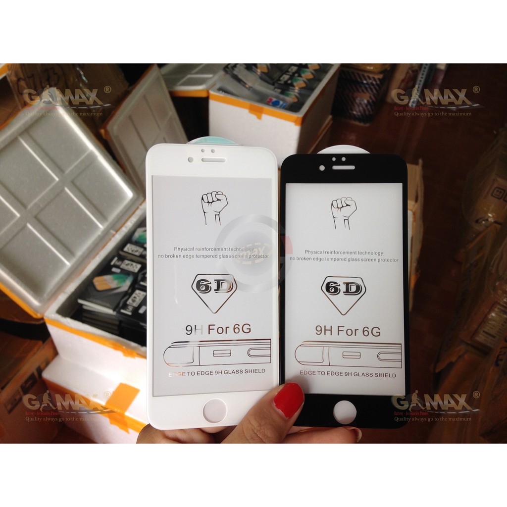 KÍNH CƯỜNG LỰC 6D FULL SCREEN iPHONE 6 Plus / 6S Plus