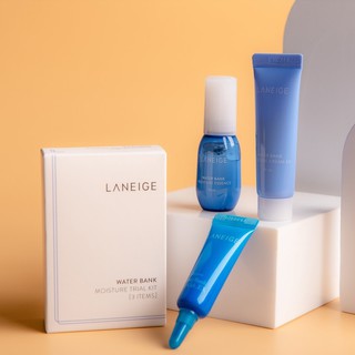 Bộ kit dưỡng da Laneige Water Bank Moisture Trial Kit 3 món dưỡng ẩm cho da khô