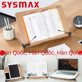 Giá đọc sách bằng gỗ di động để bàn SYSMAX Hàn Quốc dành cho trẻ em, sinh viên và người lớn đỡ kỳ thi tuyển đại học kệ v