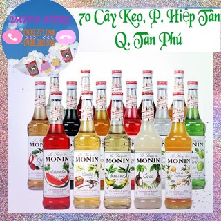 Siro Syrup Monin 700ml đào dâu bạc hà vải matcha curakao bưởi hồng ổi hồng việt quất mojito dừa chanh dây lựu wildberry