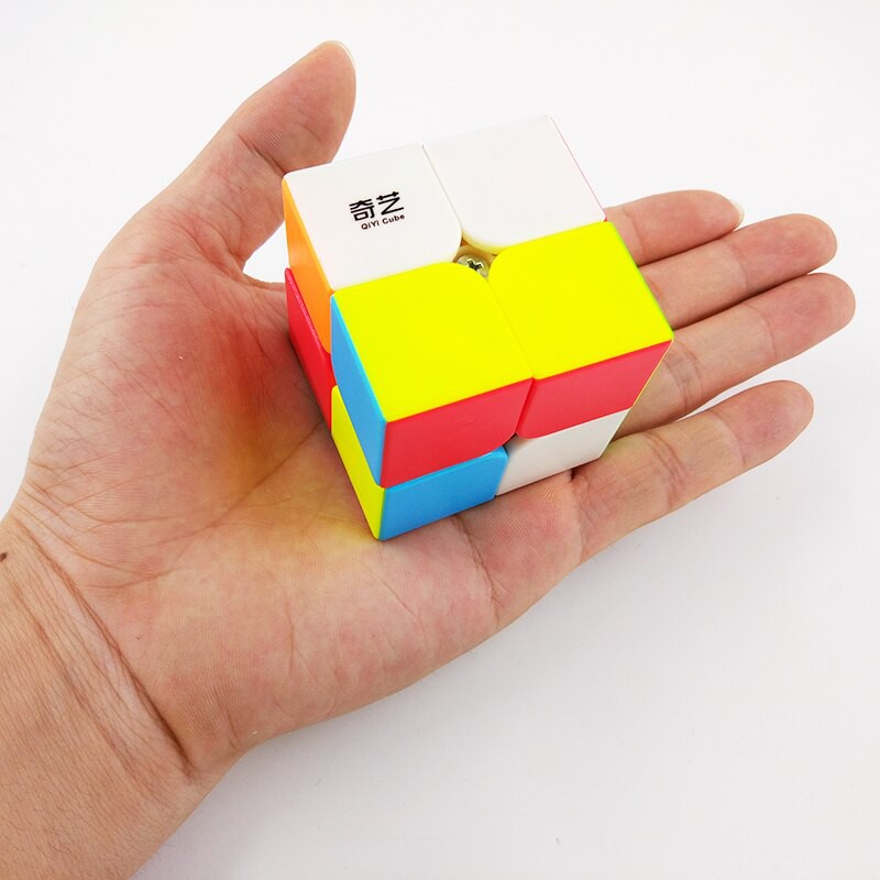Đồ chơi Rubik 2x2 Qiyi Stickerless - Rubik Thương Hiệu Quốc Tế, giúp phát triển IQ