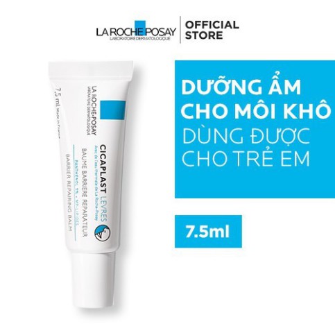 [CHÍNH HÃNG] Kem dưỡng môi giảm Khô, nứt nẻ môi La Roche Posay Cicaplast Levres 7.5ml