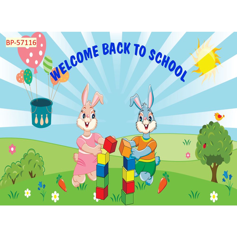 Tranh Dán Tường Phòng Trẻ Em MẦM NON Hoạt Hình Hiện Đại 3D