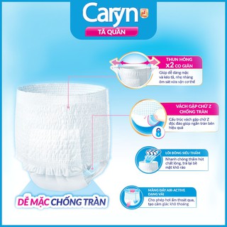 Tã bỉm người lớn quần caryn loại mỏng nhẹ xl6 - ảnh sản phẩm 2