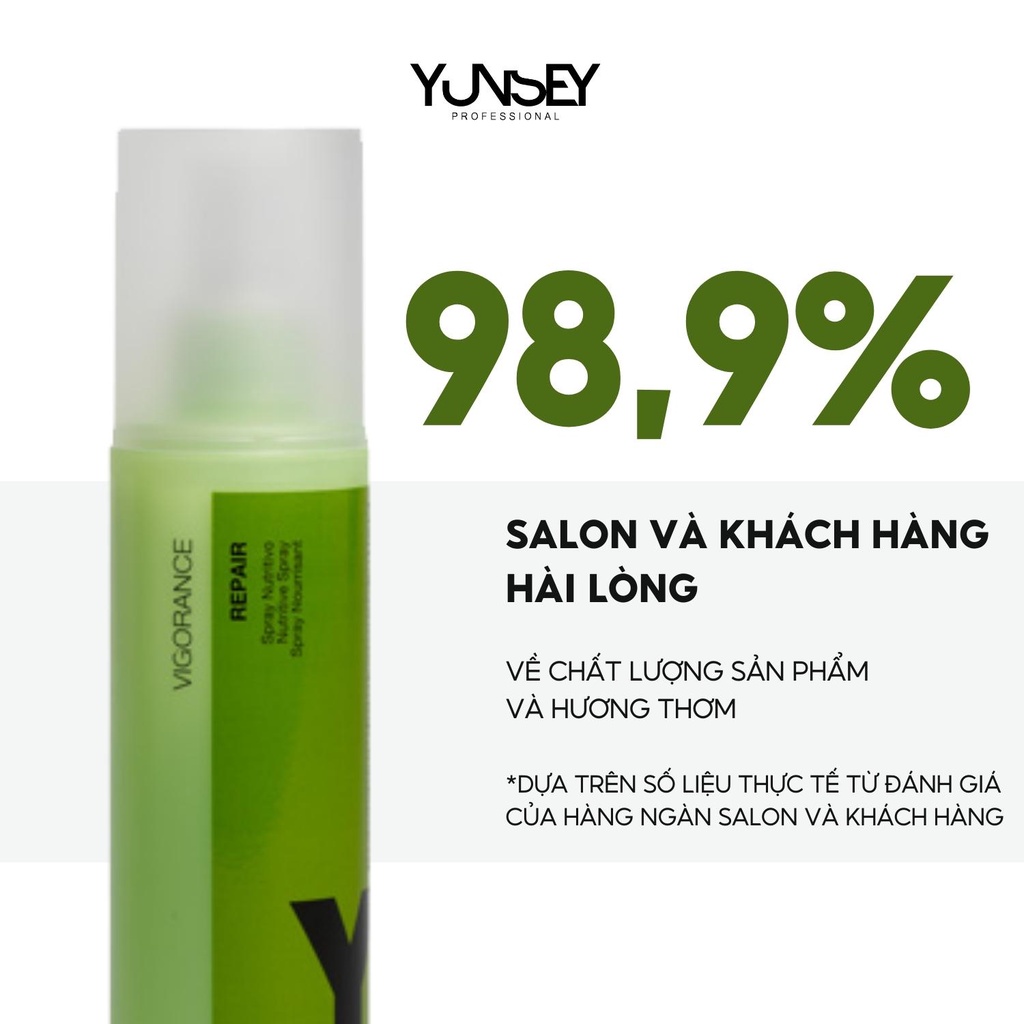 Xịt dưỡng hai lớp phục hồi tóc chắc khỏe Yunsey Nutritive Spray 200ml