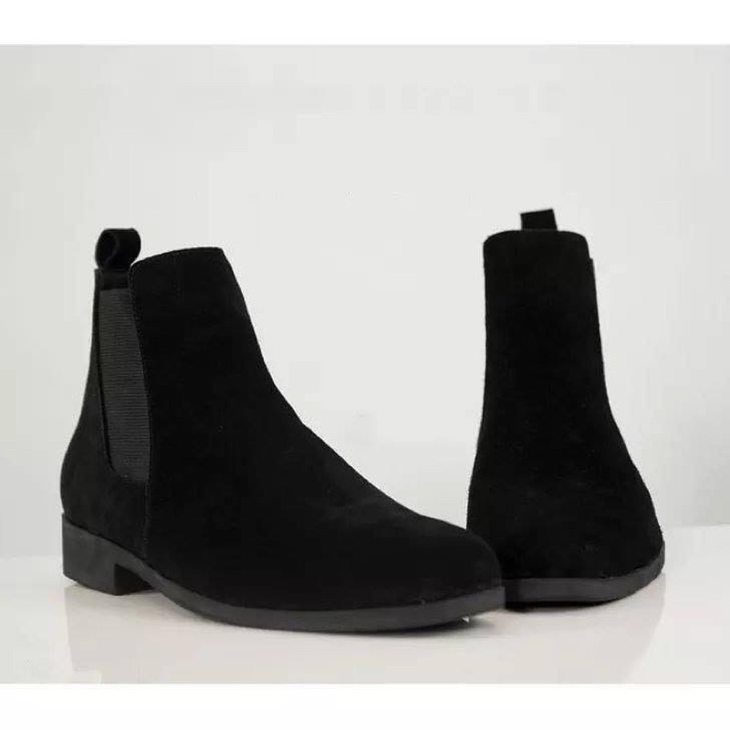 Giày Chelsea Boot nam - Da lộn xịn xò - Đế cao su đúc nguyên khối - Bảo hành 12 tháng Hood HoodVN | BigBuy360 - bigbuy360.vn