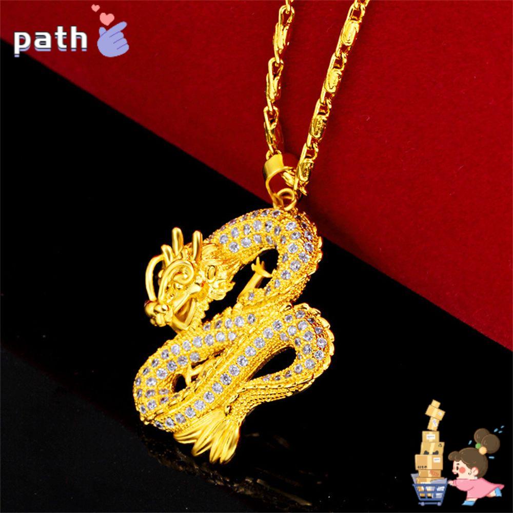 ♪Con đường♪ Vòng cổ Hình Rồng Phong Cách Hip Hop Cá Tính