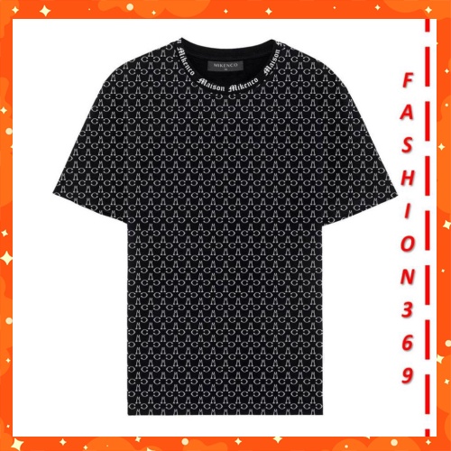 Áo Phông MIKENCO Monogram T-shirt Cotton kiểu dáng unisex - Hot trend 2022