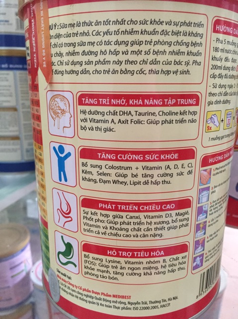 Sữa Origin viện dinh dưỡng