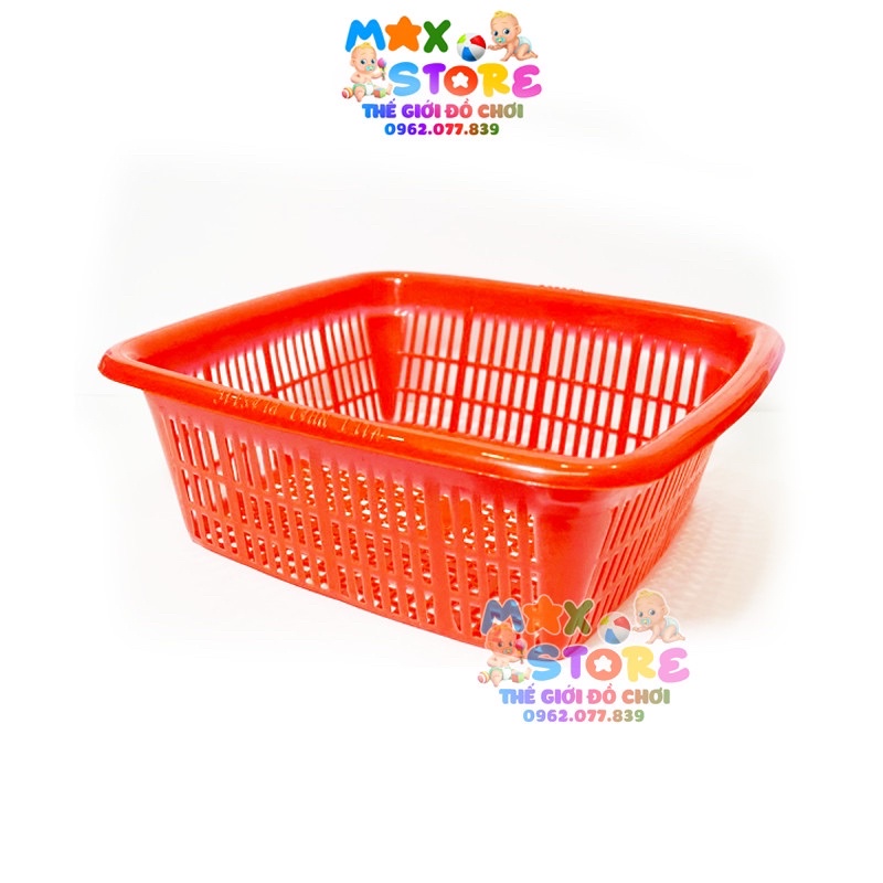 Set 5 Rổ Vuông Mềm Đựng Đồ Dùng Học Tập, Dụng Cụ Mầm Non Cho Bé