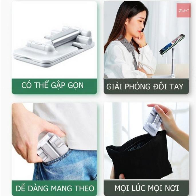 [sẵn hàng giao ngay] Giá đỡ điện thoại, máy tính bảng có thể gập gọn