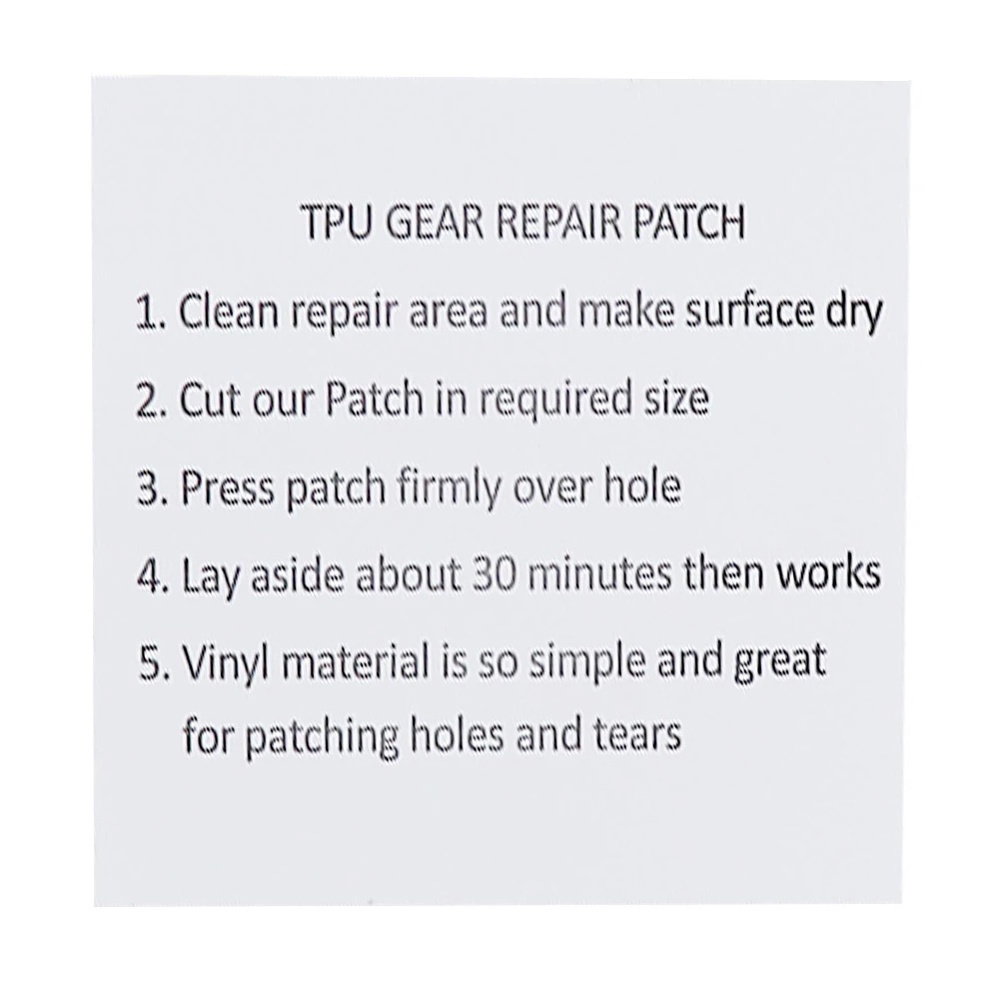 Miếng dán trong suốt dùng sửa chữa lều/hồ bơi bơm hơi tiện dụng