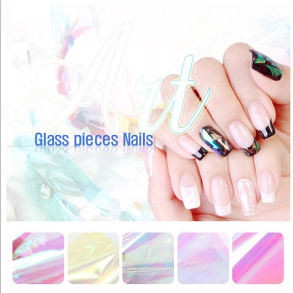 Giấy Foil Hologram 3D Lấp Lánh Chuyên Dụng Trang Trí Móng Nghệ Thuật