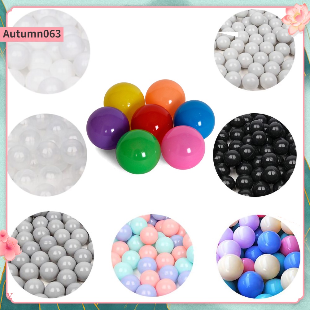 Hàng Hot Set 100 Quả Bóng Nhiều Màu Sắc Có Thể Tái Sử Dụng Cho Bé