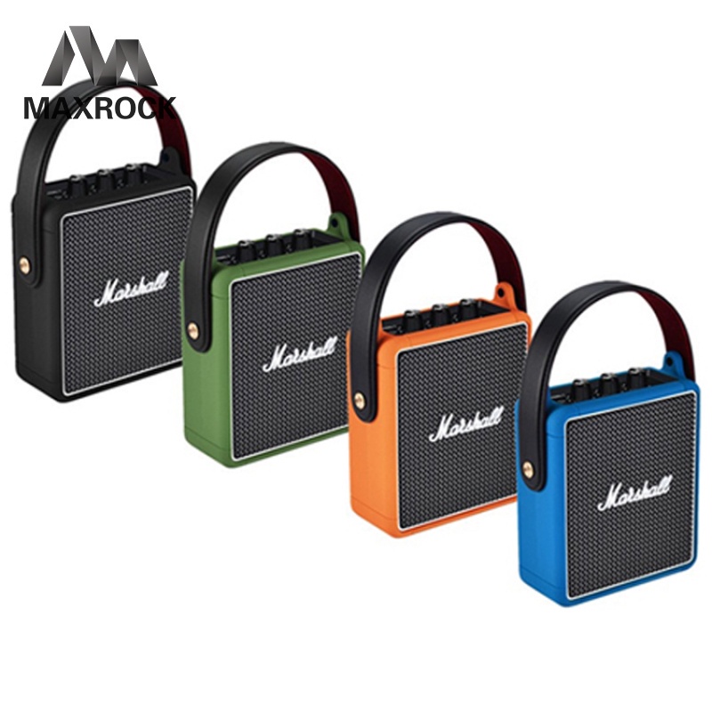 MAXROCK Travel Silicone Case with Strap for  Marshall Stockwell II Portable Bluetooth Speaker skin cover