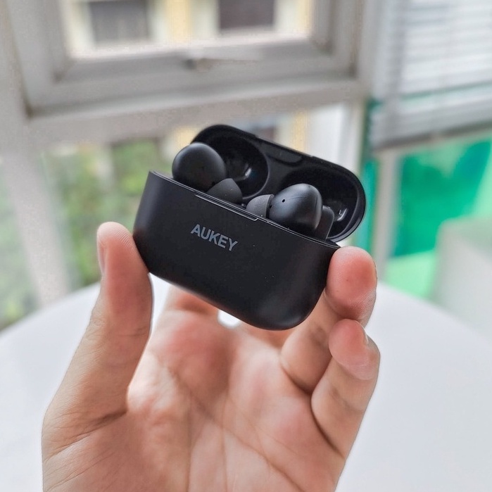 【Giao Hỏa Tốc】Tai Nghe TWS AUKEY EP-M1 Chip 10mm PEEK + PU, BT 5.0, Nghe Đến 30H, IPX4 - Chính Hãng BH 18 Tháng