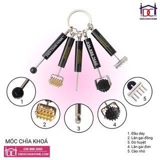 Bộ móc khoá 5 món Diện Chẩn