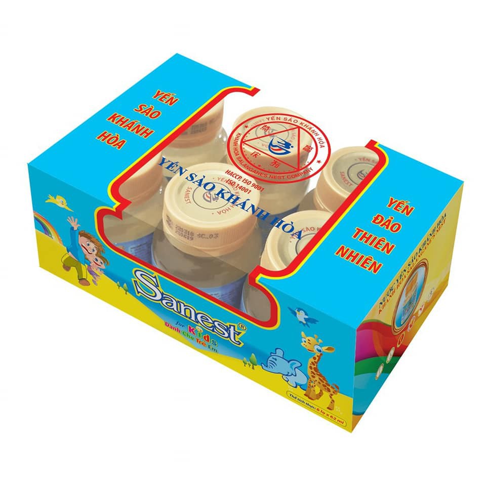 Yến sào Khánh Hòa SANEST KID hôp 6 lọ.