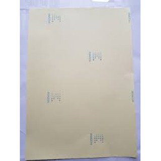 Giấy Decal Đế Vàng Amazon A4 - Tập 100 Tờ