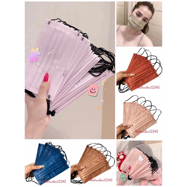 Khẩu Trang Cao cấp G'mask màu sắc thời thượng 4 lớp