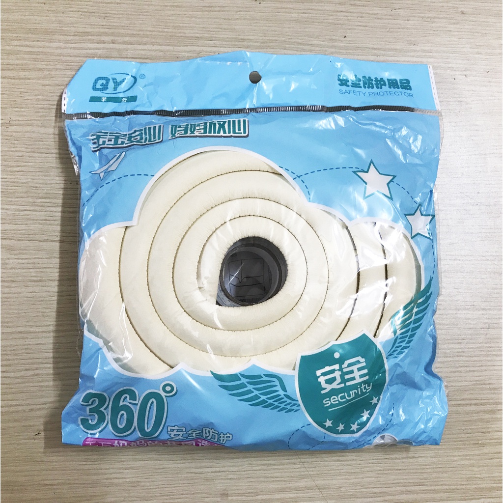 Cuộn xốp bọc mép bàn, bọc mép thành giường, cạnh tủ dài 2m