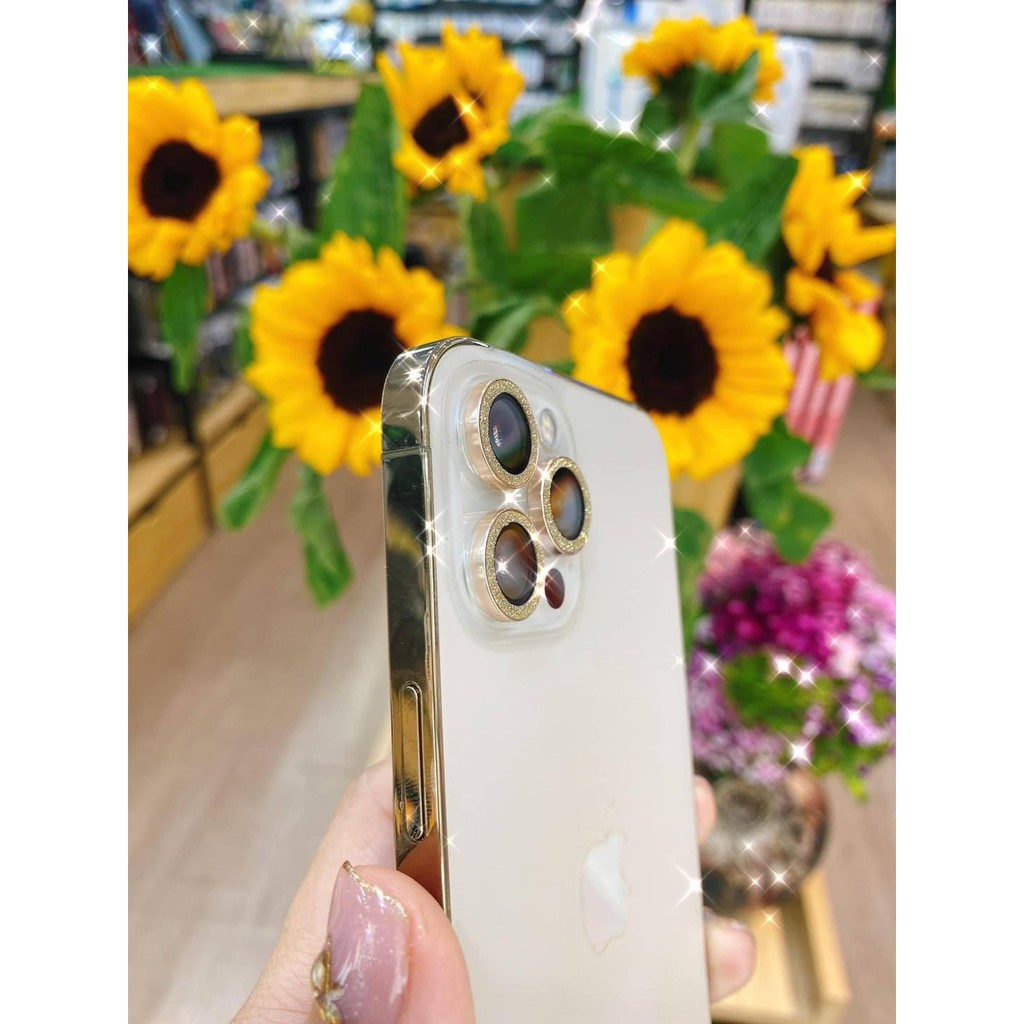 Cường lực Camera KUZOOM BLING DIAMOND dành cho iphone 12 Mini/ 12 Max/ 12 Pro / 12 Promax