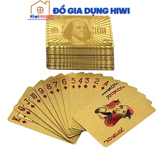 Bộ Bài Mạ Vàng 24k