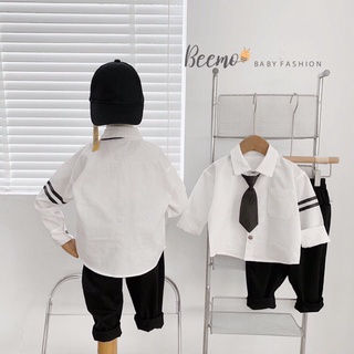 Set sơ mi công tử cho bé trai chuẩn beemo