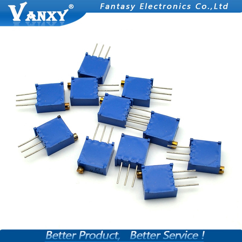 Set 10 Chiết Áp 3296w 3296 50 100 200 500 Ohm 1k 2k 5k 10k 20k 50k 100k 200k 500k 1m Ohm 103 100r 200r 500r | BigBuy360 - bigbuy360.vn