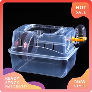 Lồng nuôi chuột hamster trong suốt nhỏ gọn thoải mái tiện dụng