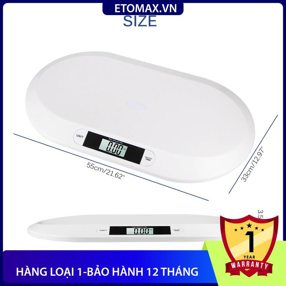 [Hàng cao cấp-Freeship] Cân trẻ em điện tử Baby Scale DL-13D 20kg/10g