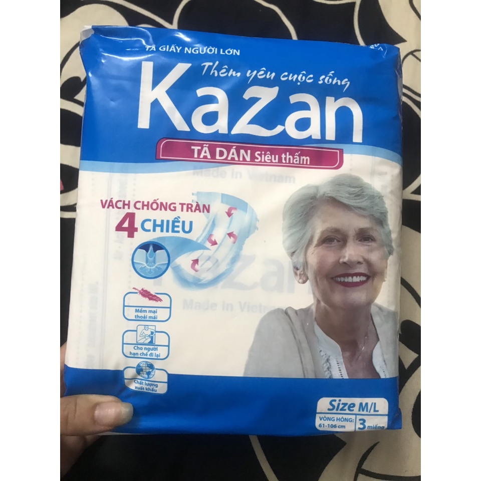 Bỉm dán kazan gói 3 miếng ( cho mẹ sau sinh )