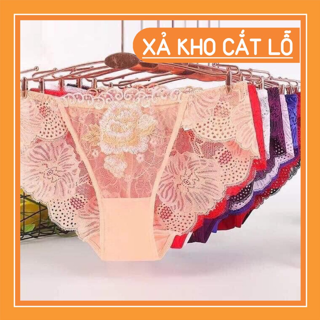 Quần lót ren hoa – Combo 10 chiếc