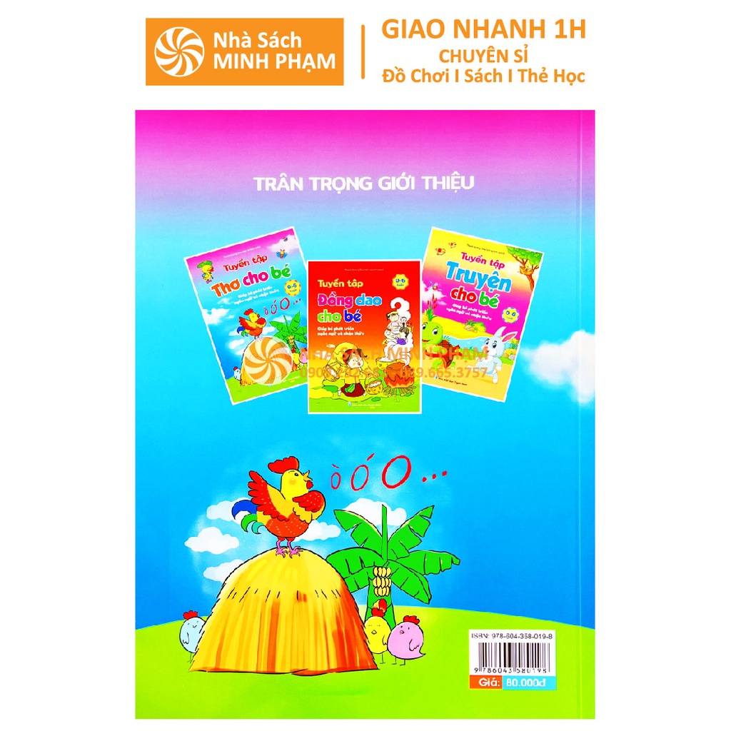 Sách - Combo Tuyển Tập Đồng Dao – Thơ – Truyện Cho Bé Từ 0-6 Tuổi