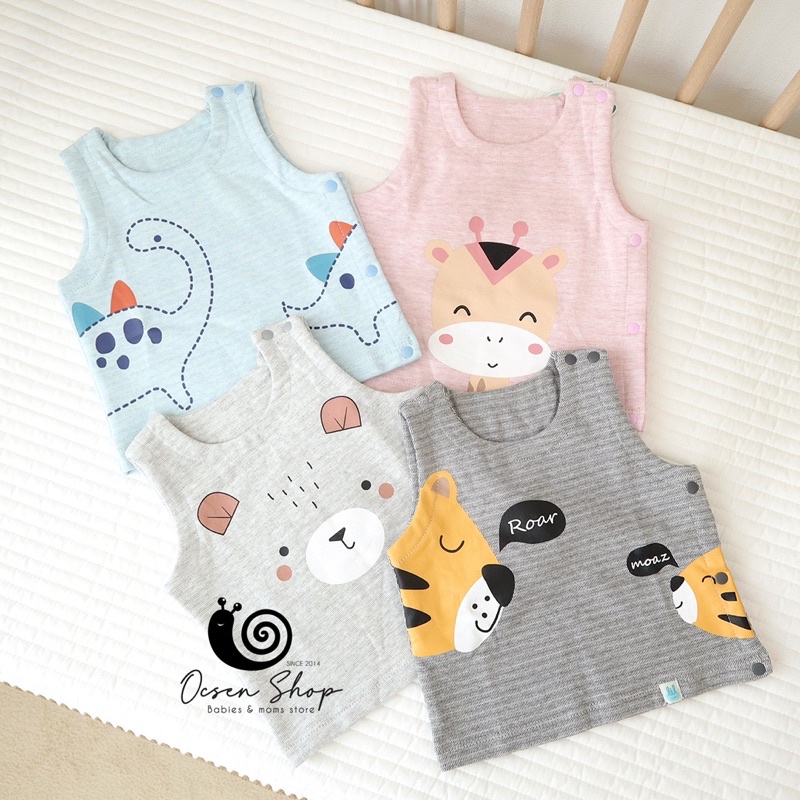 Áo Gile LiL chất nỉ cotton dành cho bé giữ ấm cho bé vào những ngày lạnh