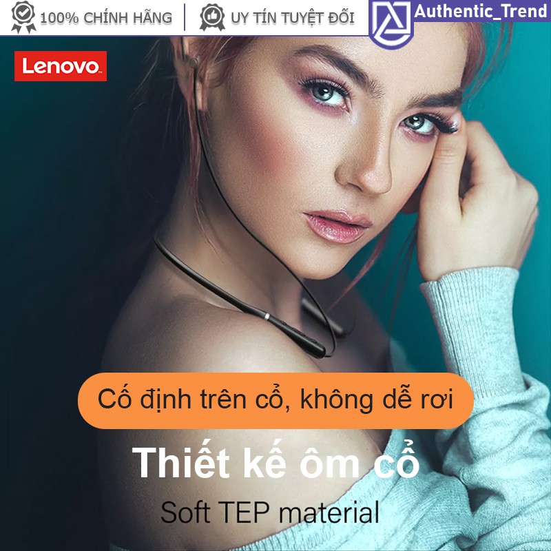 Tai nghe Bluetooth 5.0 Lenovo XE05 chống nước thể thao gaming không dây thiết kế nam châm tiện dụng có Mic chống ồn