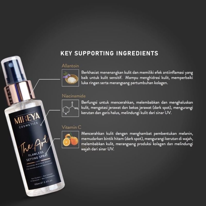 Xịt khoáng Mireya 100ml giữ lớp nền hoàn hảo | BigBuy360 - bigbuy360.vn