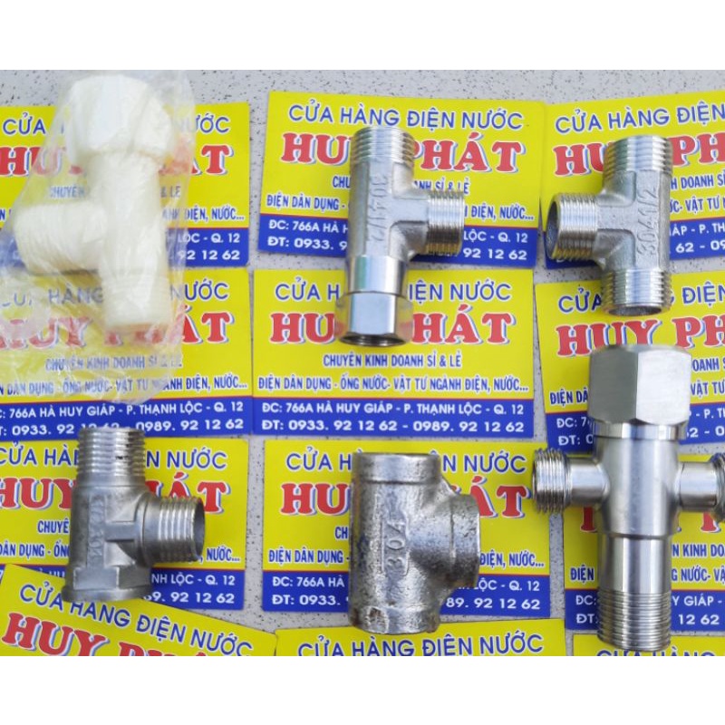 T cầu chia nước vào bồn cầu và vòi sịt
