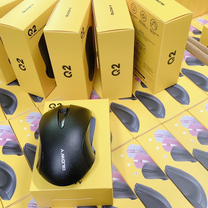 Chuột không dây Gloway Q2 _ Độ nhạy 1200DPI Bảo hành 12 tháng