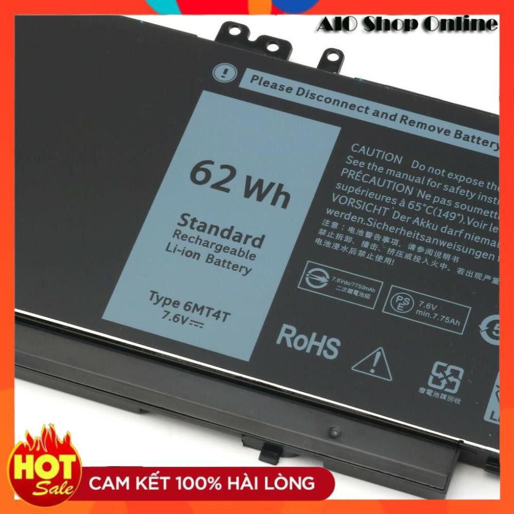 ⚡ PIN ZIN LAPTOP DELL LATITUDE E5450 E5550 E5570 7.6V 62WH 6MT4T