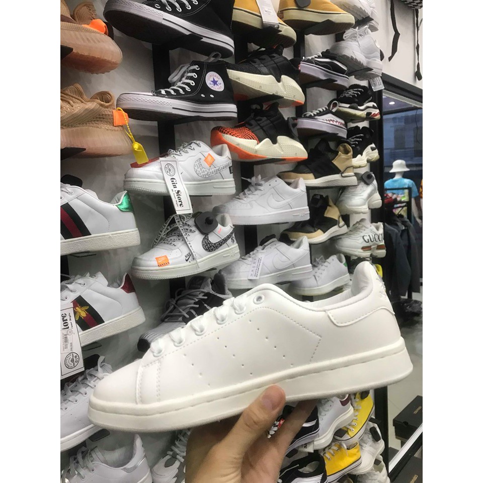 GIÀY SNEAKER THỂ THAO GÓT TRẮNG NAM NỮ( GIN STORE )