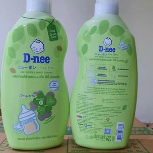 Nước Rửa Bình Sữa Dnee Dạng Chai 620ml Mẫu Mới