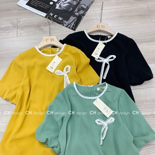 Đầm suông rộng đuôi cá xếp ly cho bà bầu trẻ trung mặc ở nhà, đi làm