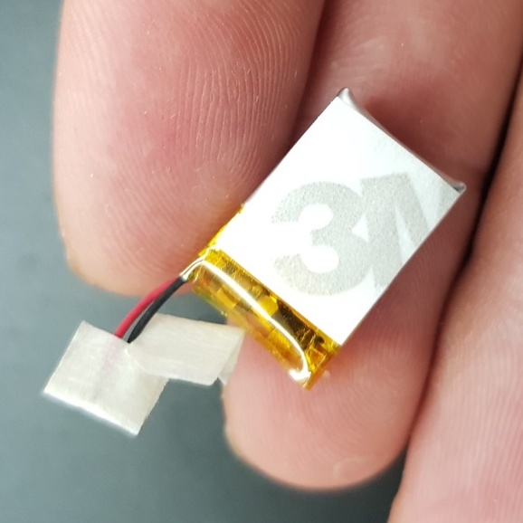 Pin lipo 3.7V 53mAh 16x11x5.2MM xuất hàn CSIP521116  dùng cho tai nghe thiết bị điện -KhoDienTu