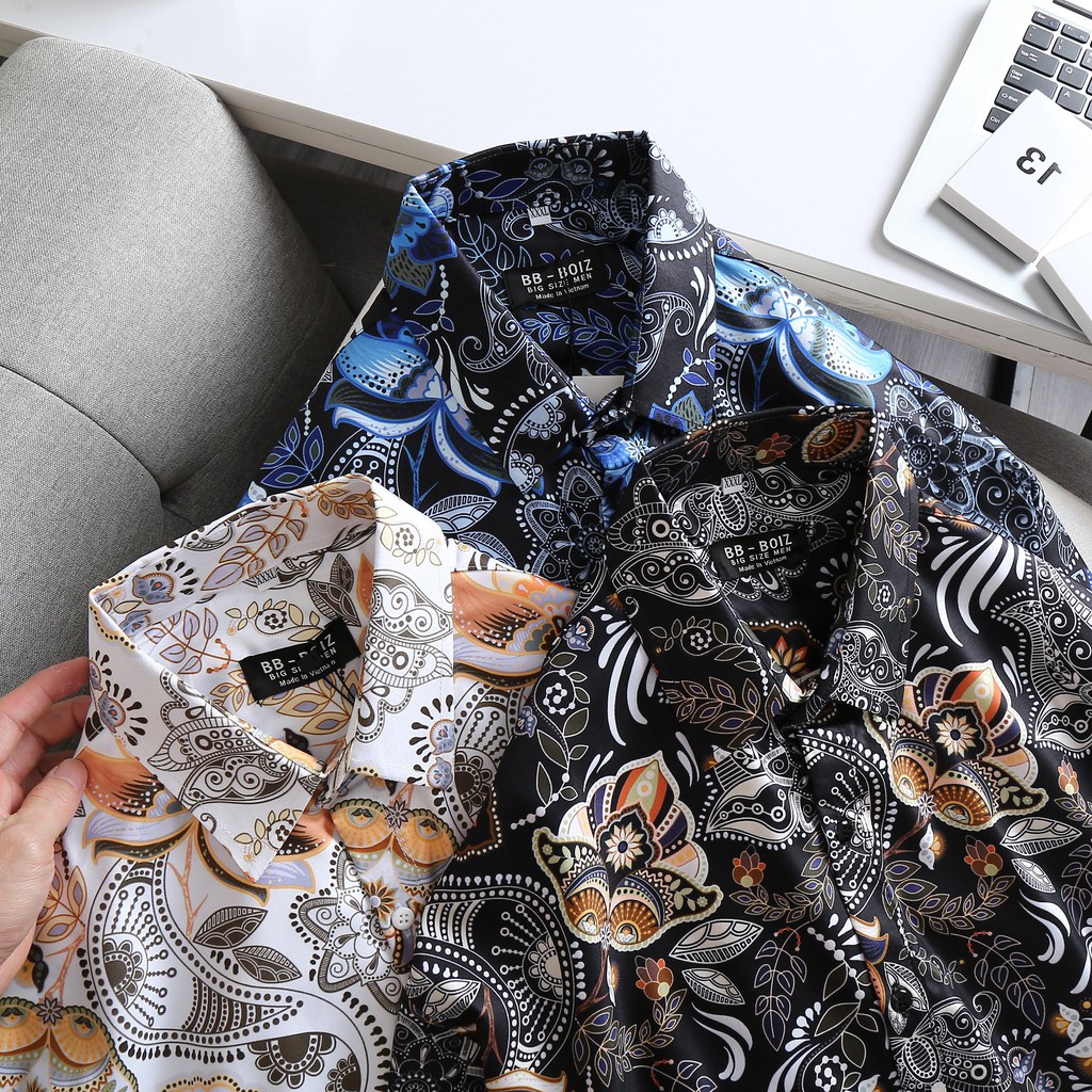 [bigsize < 110kg] ÁO SƠ MI NAM tay dài BIGSIZE | BigBuy360 - bigbuy360.vn