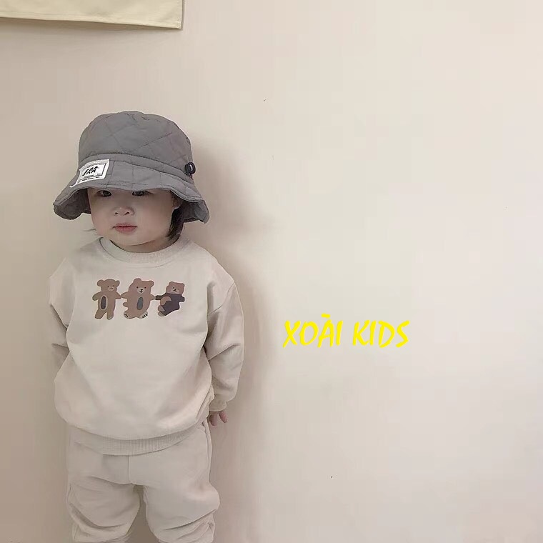 SET NỈ HÌNH GẤU CHO BÉ
