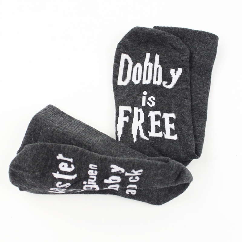 Youyo Vớ Dệt Kim In Chữ Master Has Given Dobby A Sock Dobby Is Free Cho Nam Nữ