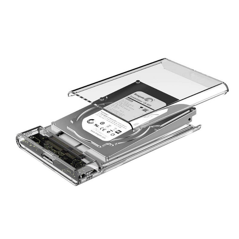 Hộp chuyển đổi ổ cứng từ SATA sang USB 3.1 HDD 2.5 inch 10GBPS trong suốt hỗ trợ 5gbps 4tb Uasp type C